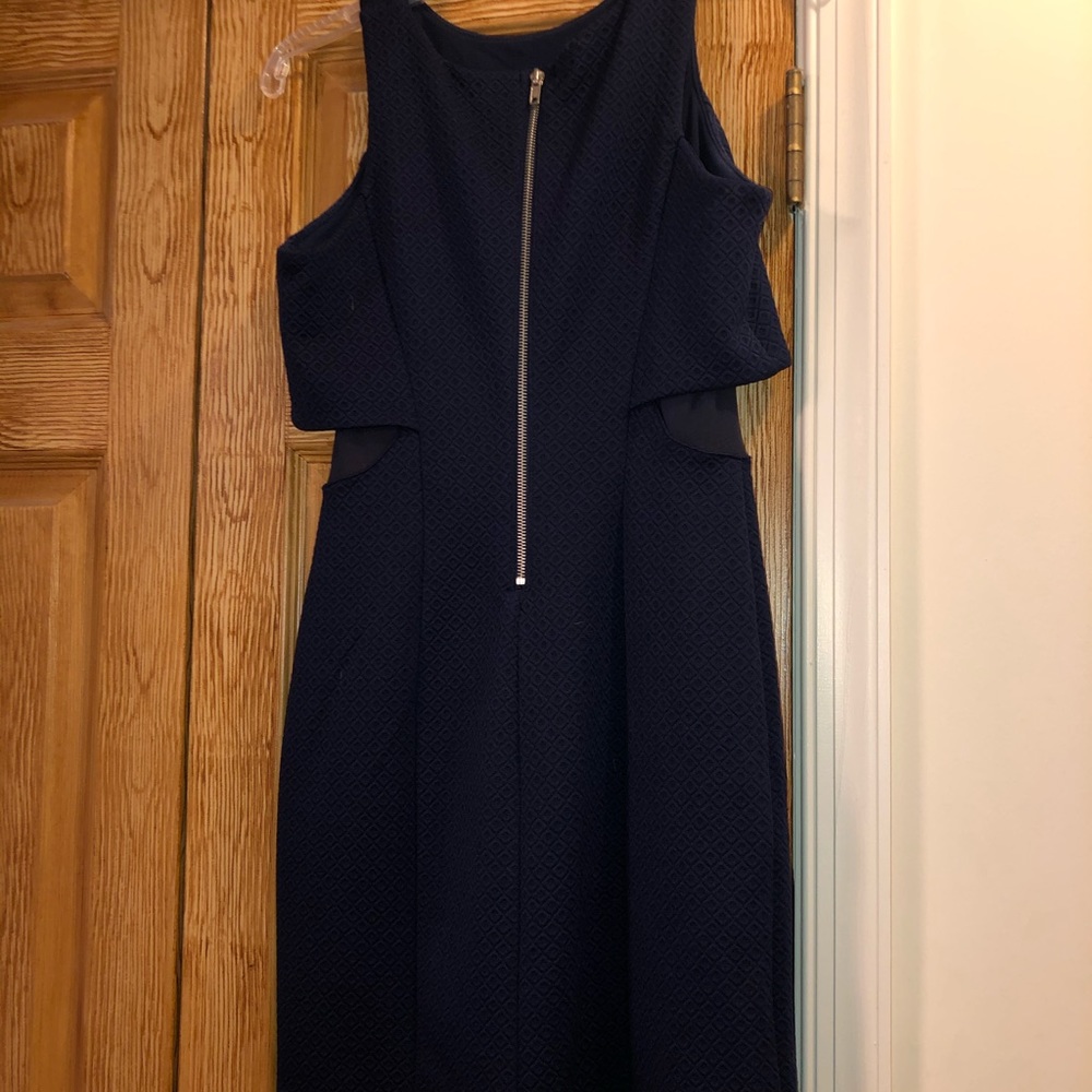 Mini navy blue formal dress